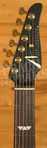 Tom Anderson Wolfhound | Satin Black with White Dog Hair *Used*