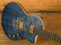 Lowden GL-10 Maple Top - Midnight Blue Stain - Lollar Imperial Humbuckers
