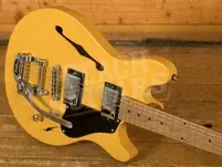 Sterling James Valentine JV60CB Chambered Bigsby - Butterscotch
