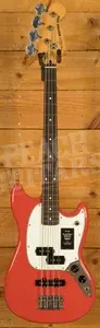 Fender Player II Mustang Bass PJ - Rosewood - Coral Red