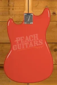 Fender Player II Mustang Bass PJ - Rosewood - Coral Red