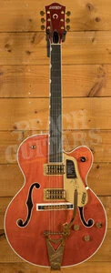 Gretsch Nashville Hollow Body with String-Thru Bigsby and Gold Hardware Orange Stain