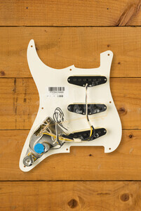 Fender Accessories | Eric Johnson Signature Pre-Wired Strat Pickguard - Parchment - 8 Hole