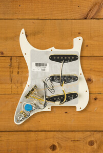 Fender Accessories | Eric Johnson Signature Pre-Wired Strat Pickguard - Parchment - 11 Hole