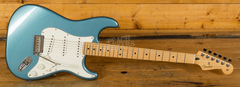 Fender Player Strat Maple Neck Tide Pool Blue Peach Guitars