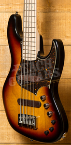 Xotic XJ-1T Lightweight 5-string Bass 3 Tone Burst Maple Neck