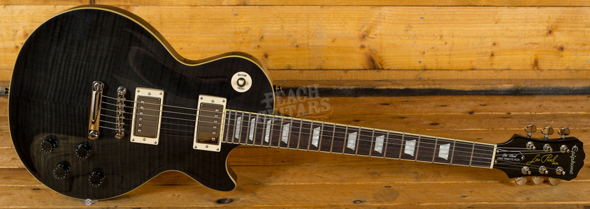 epiphone les paul tribute plus midnight ebony