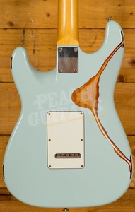 Suhr Classic Antique Sonic Blue Over 3 Tone Sunburst Rosewood