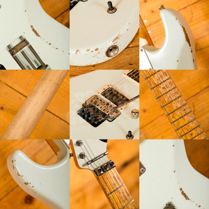 Friedman Cali Guitar Vintage White Ash with Birdseye Maple Fretboard