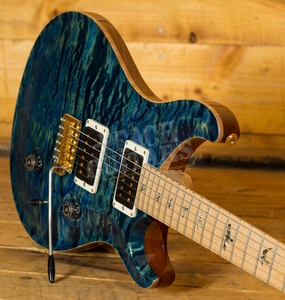 PRS Custom 24 River Blue 10 Top Maple Neck