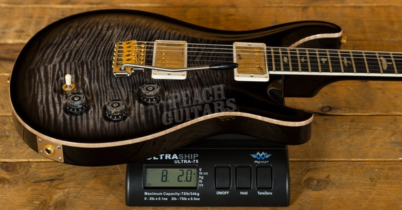 PRS DGT Charcoal Burst Flame Maple Neck 10 Top