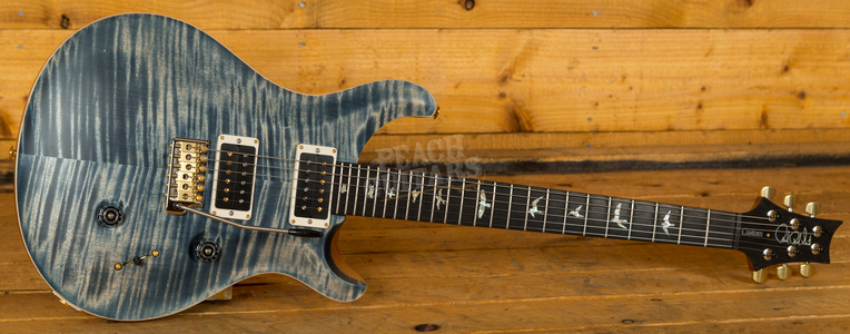 PRS Custom 24 Wood Library Faded Whale Blue Satin