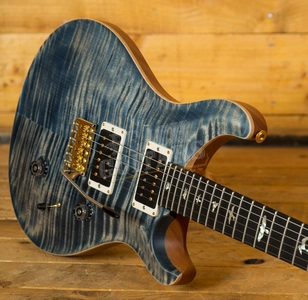 PRS Custom 24 Wood Library Faded Whale Blue Satin