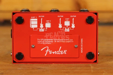 Fender 2-Switch ABY Pedal - Red