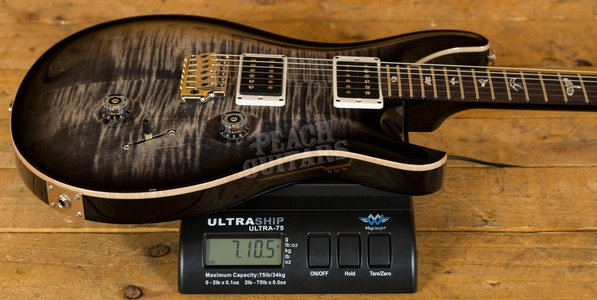 PRS Custom 24 Charcoal Burst Pattern Thin 2017
