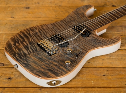 Suhr Custom Standard Trans Blue Denim Slate with Trans White Back