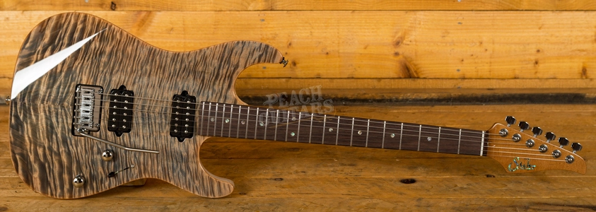 Suhr Custom Standard Trans Blue Denim Slate with Trans White Back