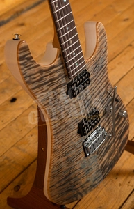Suhr Custom Standard Trans Blue Denim Slate with Trans White Back