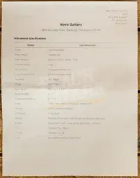 Novo Custom Miris JHH | Cat's Eye Burst - Black Pickguard