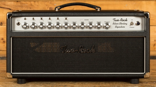 Two-Rock Silver Sterling Signature 100/50 Watt Head - Black