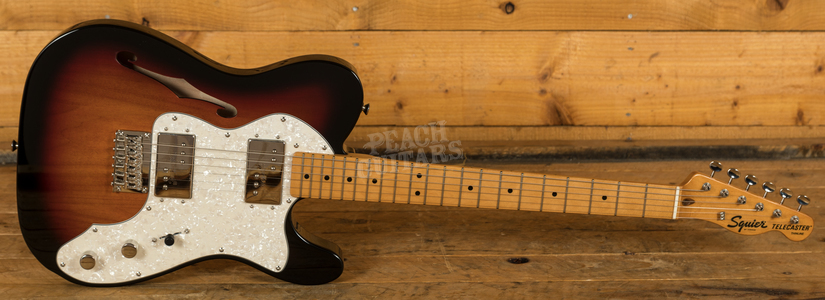 Squier Classic Vibe 70s Tele Thinline 3tsb Peach Guitars