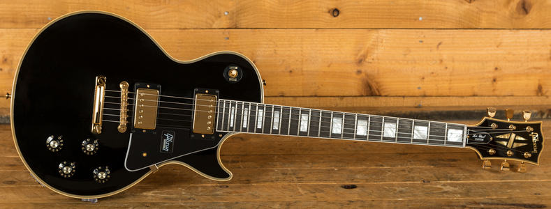 Gibson Custom 68 Les Paul Custom Ebony Peach Guitars