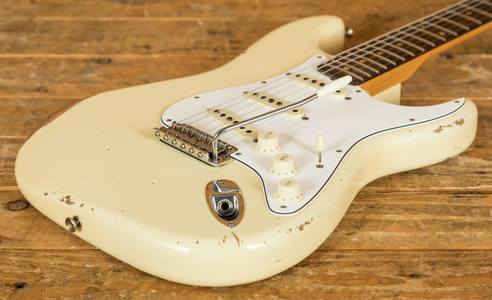 Fender Custom Shop Late 59 Strat Relic Aged Vintage White
