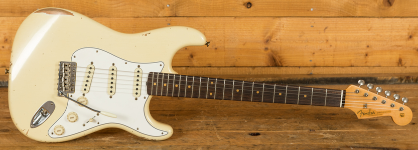 Fender Custom Shop Late 59 Strat Relic Aged Vintage White