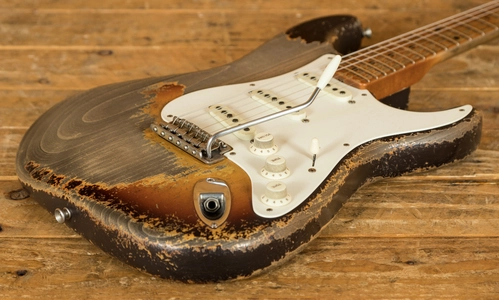 Fender Custom Shop - Masterbuilt Dale Wilson '58 Strat - Heavy Relic 3 Tone Sunburst