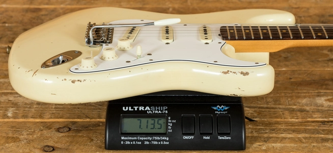 Fender Custom Shop Late 59 Strat Relic Aged Vintage White