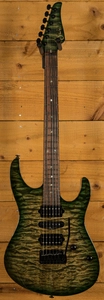Suhr Custom Modern - Faded Trans Green Burst
