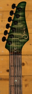 Suhr Custom Modern - Faded Trans Green Burst