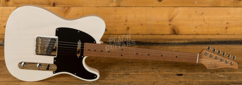 Suhr Classic T Pro Peach LTD - Trans White - Roasted Maple Neck