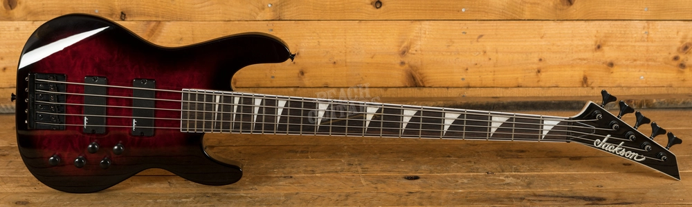 Jackson JS3VQ Concert Bass Trans Red Burst