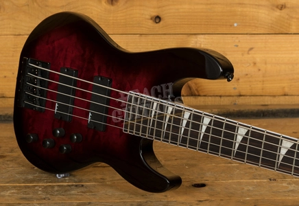 Jackson JS3VQ Concert Bass Trans Red Burst