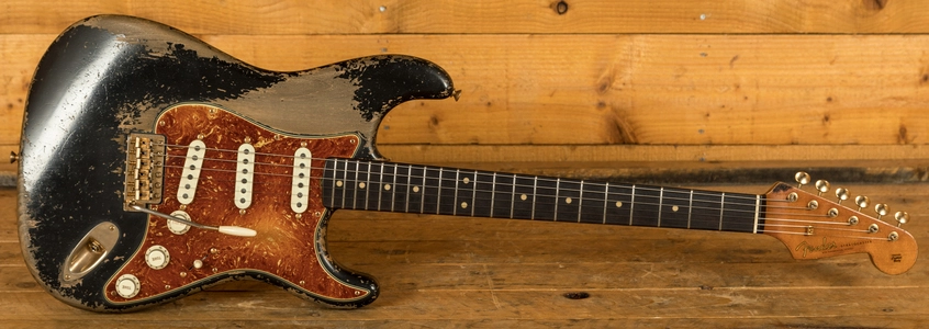 Fender Custom Shop '59 Strat Relic Black w/Gold Dale Wilson Masterbuilt