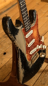 Fender Custom Shop '59 Strat Relic Black w/Gold Dale Wilson Masterbuilt