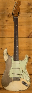 Fender Custom Shop '61 Strat Ultra Relic Aged Olympic White Dale Wilson MB