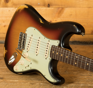 Fender Custom Shop - '60 Strat - Relic 3 Tone Sunburst