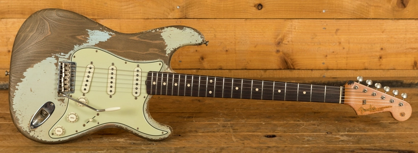 Fender Custom Shop Dale Wilson Masterbuilt 61 Strat Ultra Relic Sonic Blue