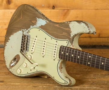 Fender Custom Shop Dale Wilson Masterbuilt 61 Strat Ultra Relic Sonic Blue