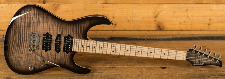 Suhr Modern Pro Trans Charcoal Burst Maple 510 HSH