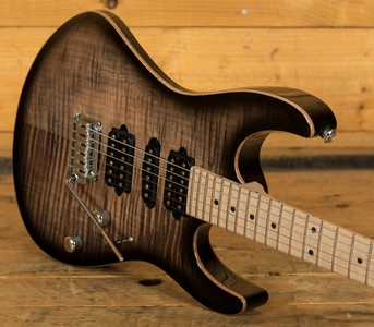 Suhr Modern Pro Trans Charcoal Burst Maple 510 HSH