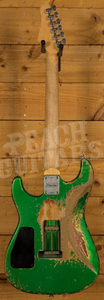 Friedman Cali Guitar Candy Green over 3 Tone Sunburst