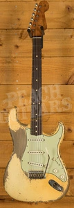 Fender Custom Shop '61 Strat Dale Wilson Ultra Relic Vintage White