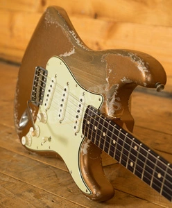 Fender Custom Shop '61 Strat Dale Wilson Heavy Relic Firemist Gold