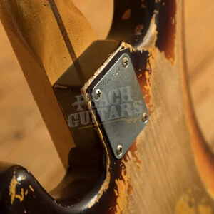Fender Custom Shop Masterbuilt Van Trigt 58 P-Bass - Heavy Relic Faded Chocolate 3-Tone Sunburst