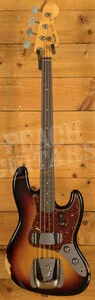 Fender Custom Shop 62 Jazz Bass - Relic 3-Tone Sunburst