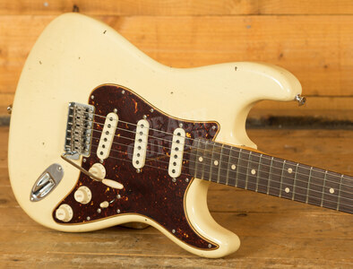 Fender Custom Shop Postmodern Strat Journeyman/CC Hardware Aged Vintage White