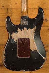 Fender Custom Shop 69 HSS Strat | Super Heavy Relic Black